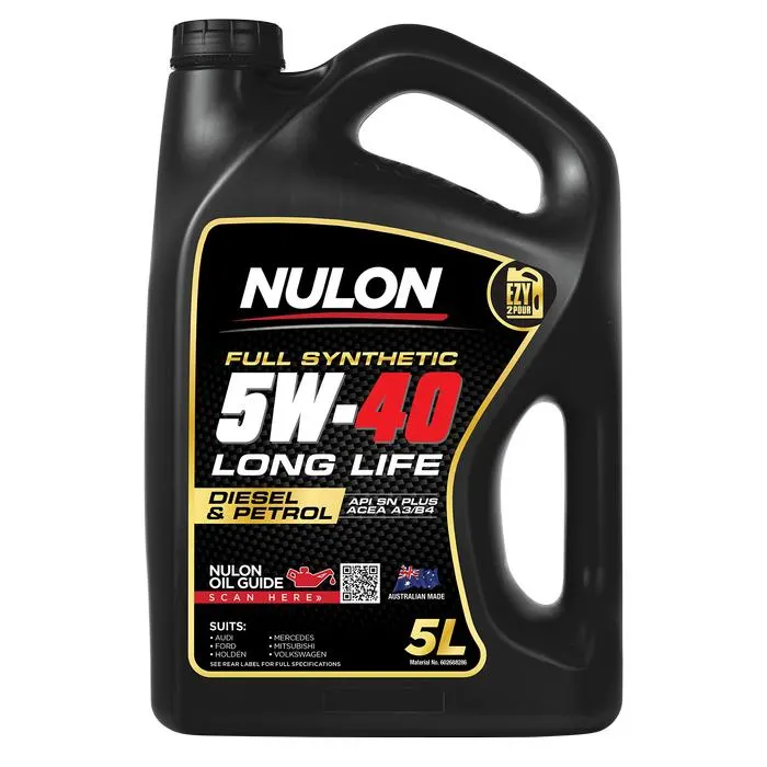 Nulon 5L Full Synthetic 5W-40 Long Life Engine Oil