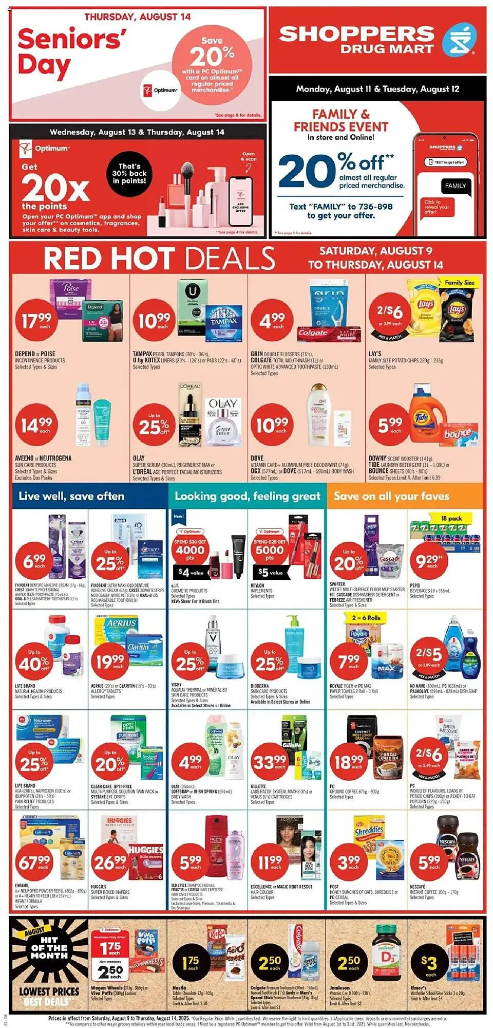 Shoppers Drug Mart flyer from August 9 to August 10 2025 - flyer page 2