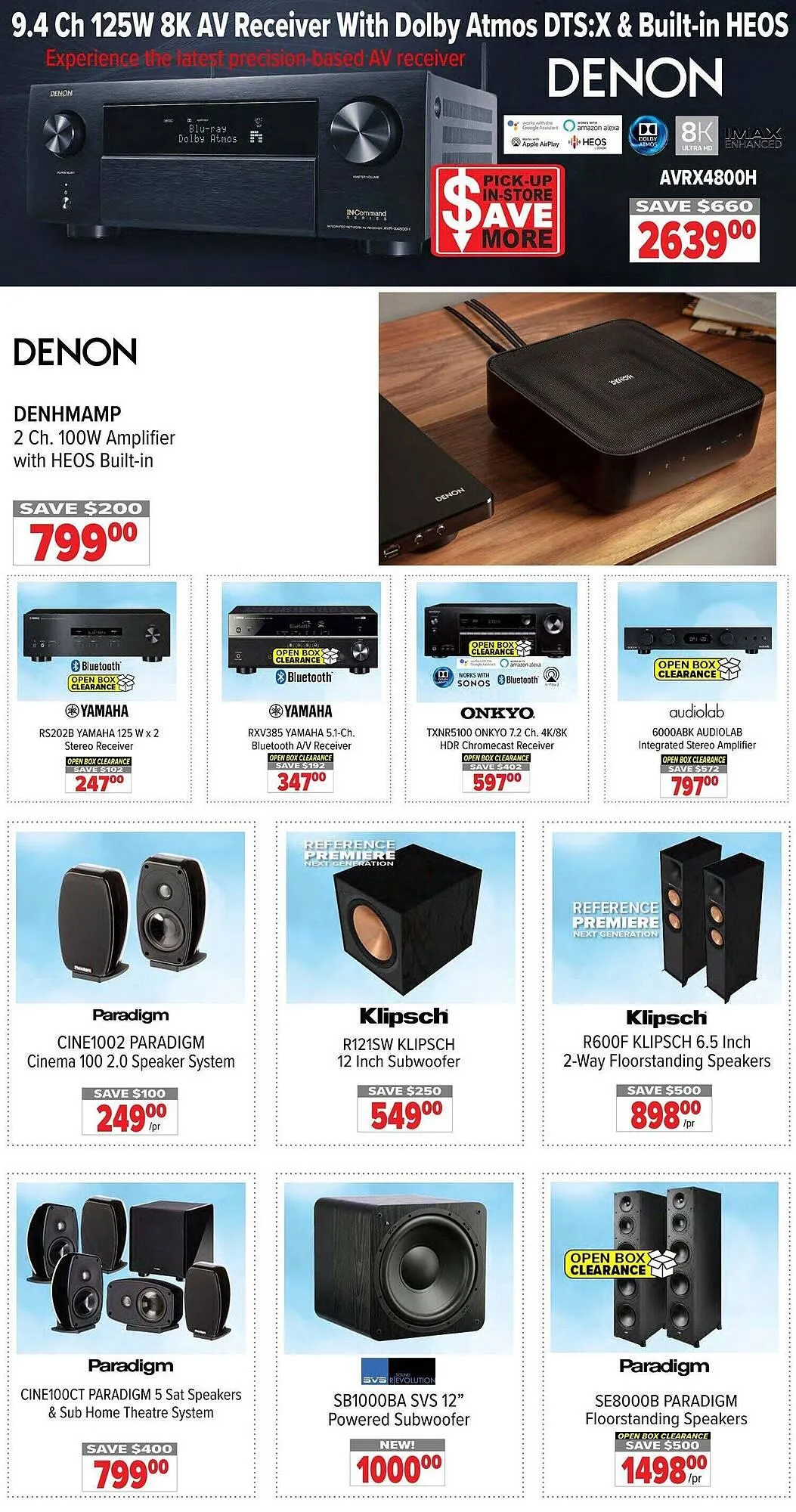 2001 Audio Video flyer from August 28 to September 25 2025 - flyer page 4