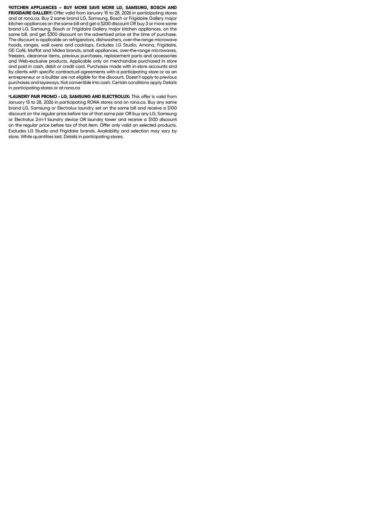 RONA flyer from January 16 to January 23 2026 - flyer page 13