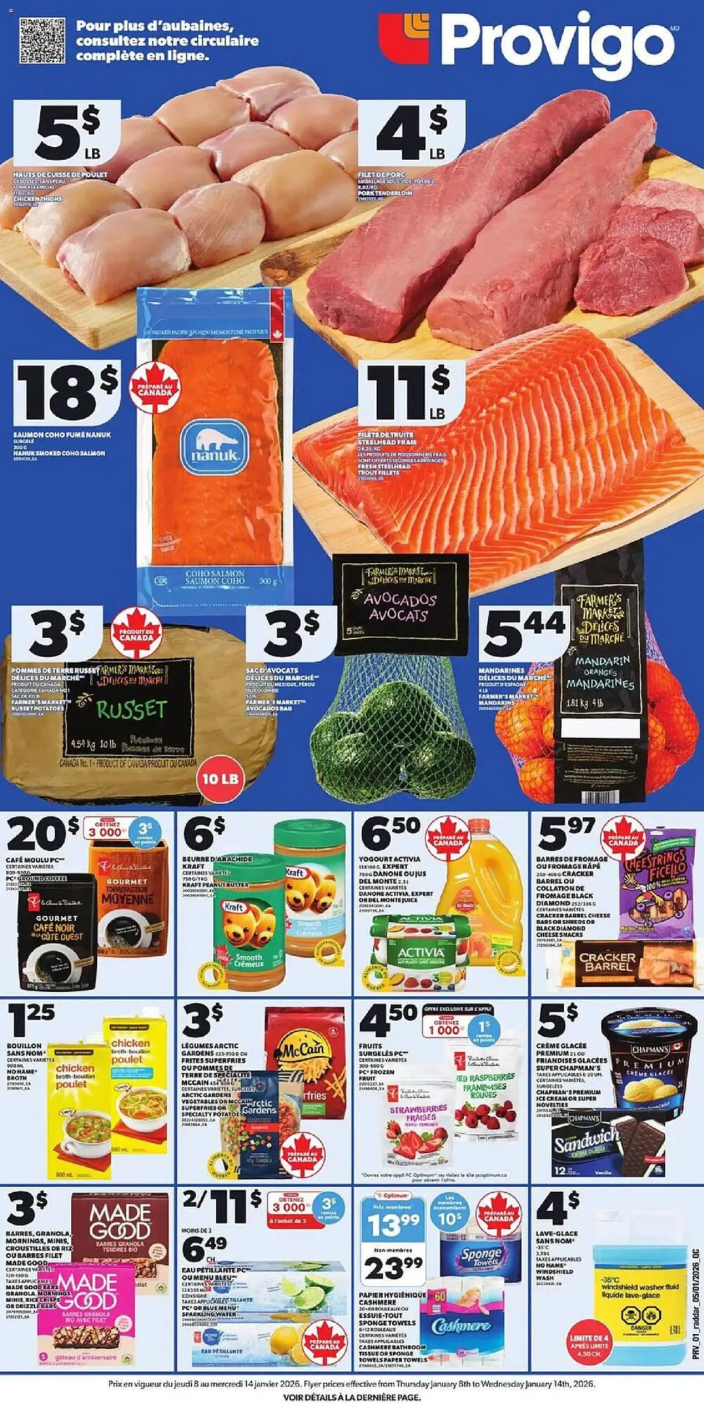 Provigo flyer from January 8 to January 15 2026 - flyer page 1