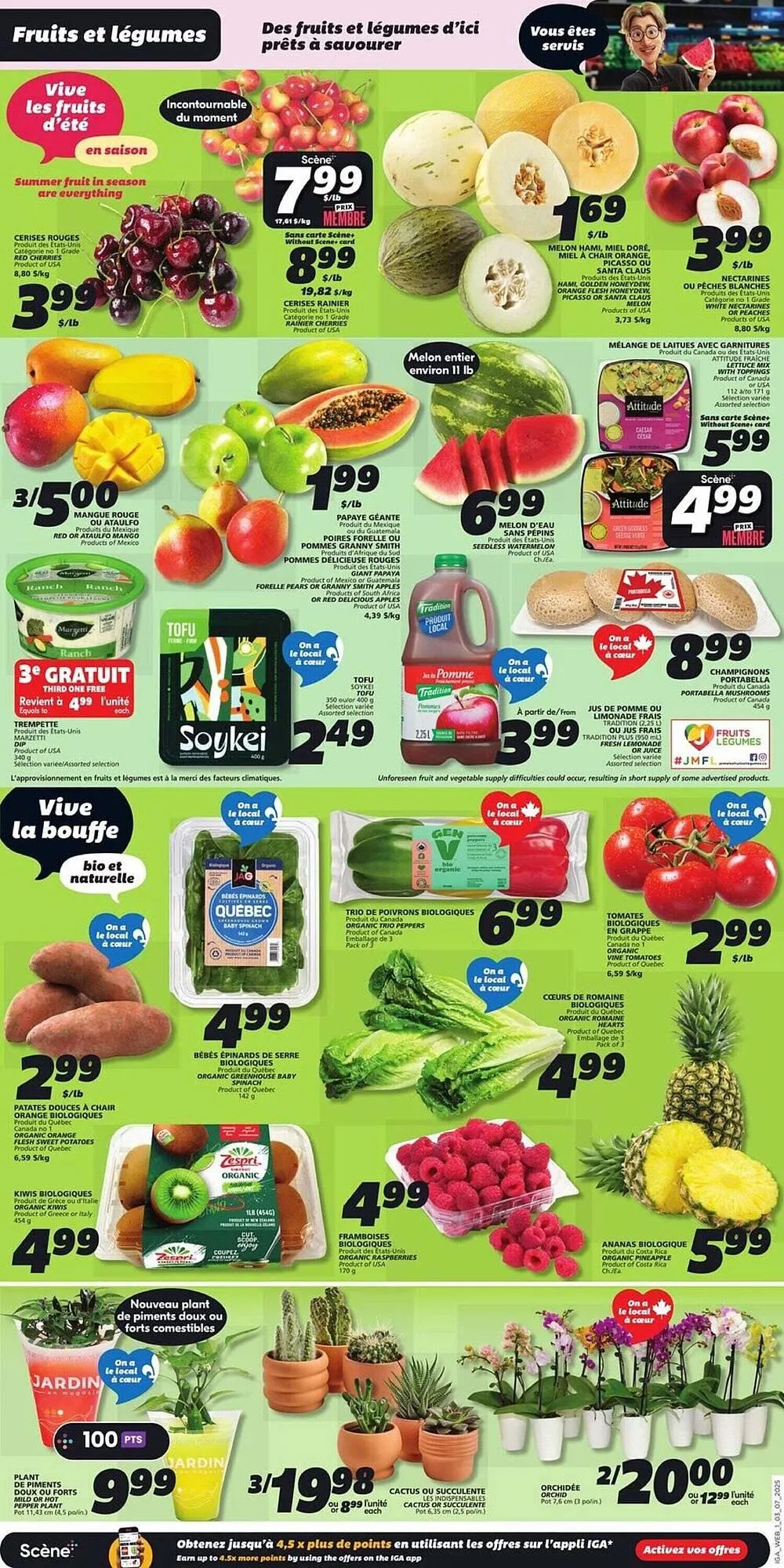 IGA flyer from July 3 to July 10 2025 - flyer page 3