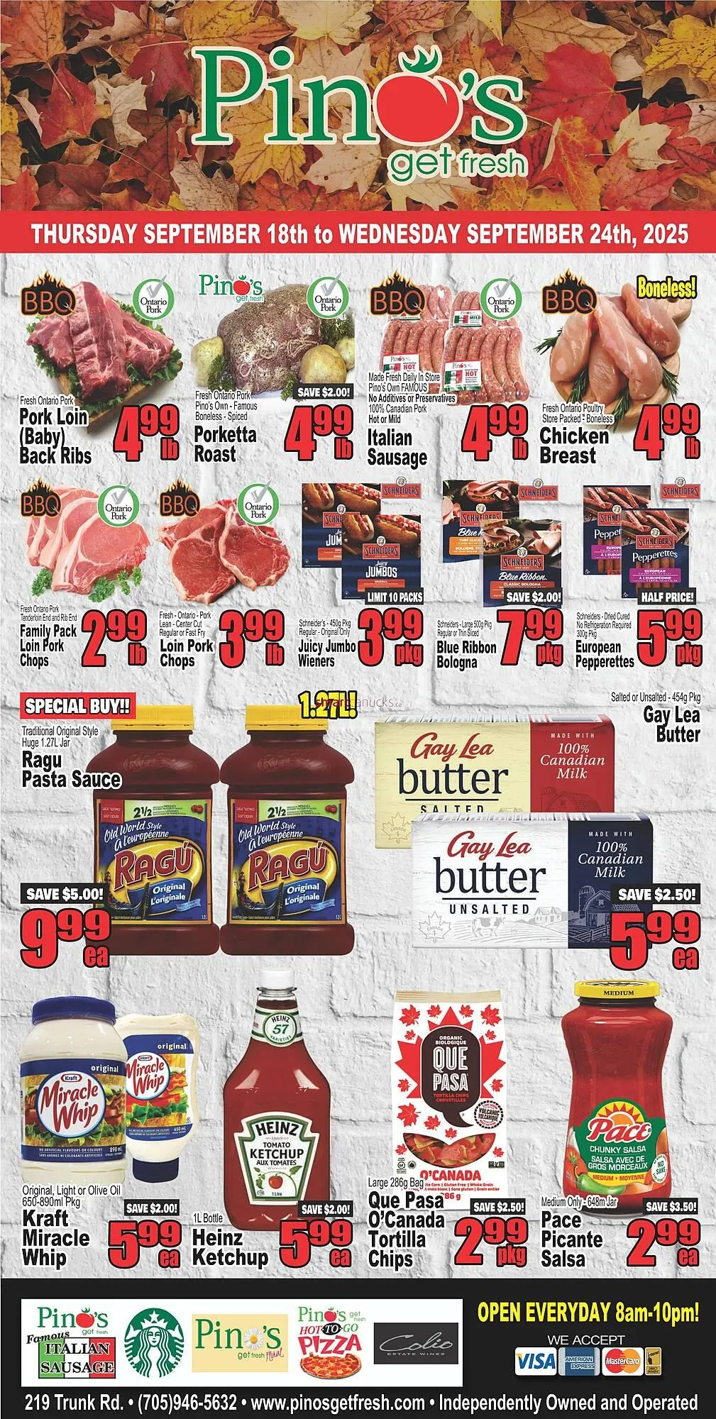 Pino's flyer from September 18 to September 24 2025 - flyer page 1