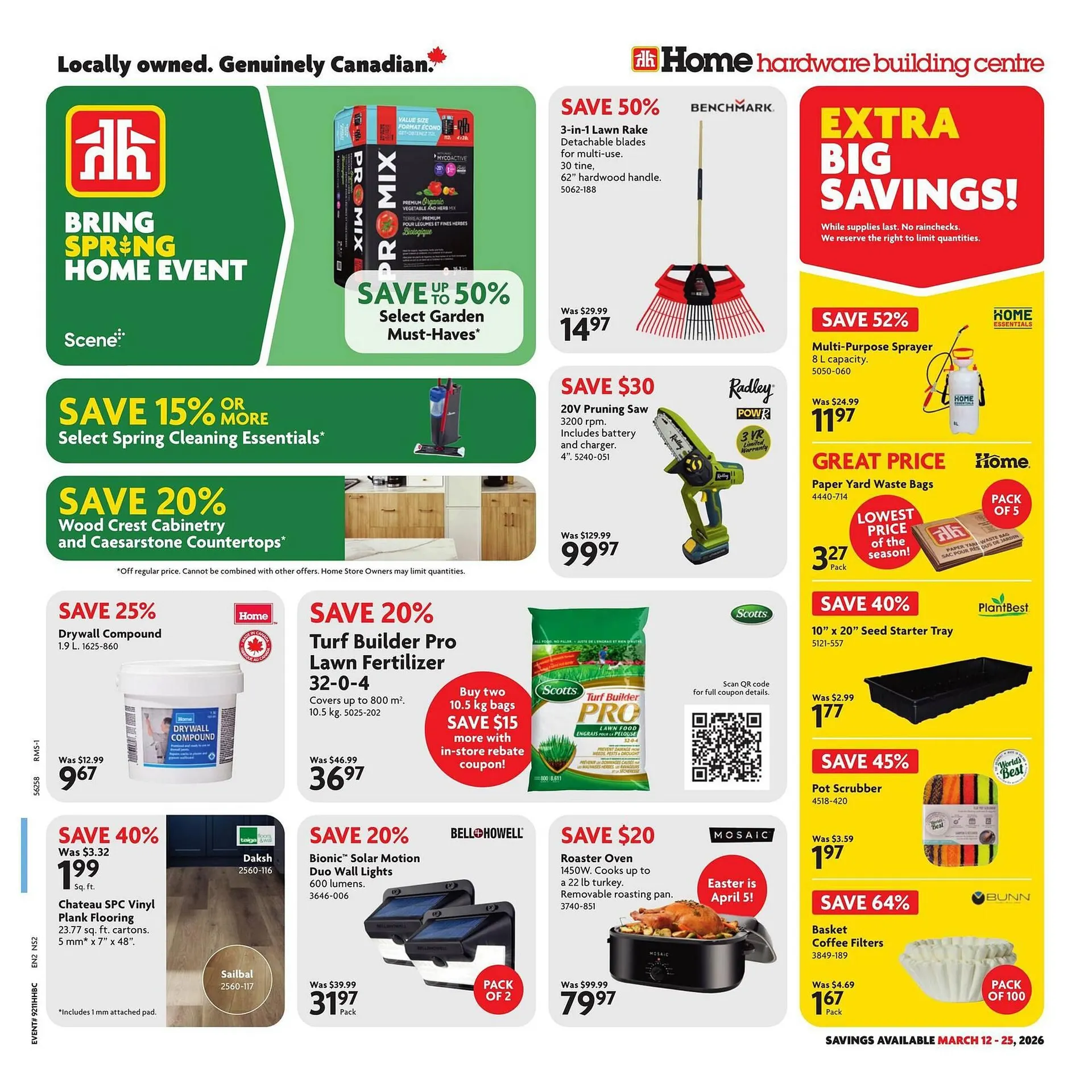Home Hardware flyer from March 12 to March 25 2026 - flyer page 1