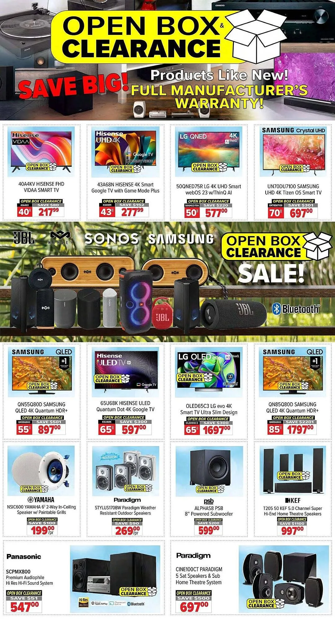 2001 Audio Video flyer from July 25 to August 1 2025 - flyer page 14