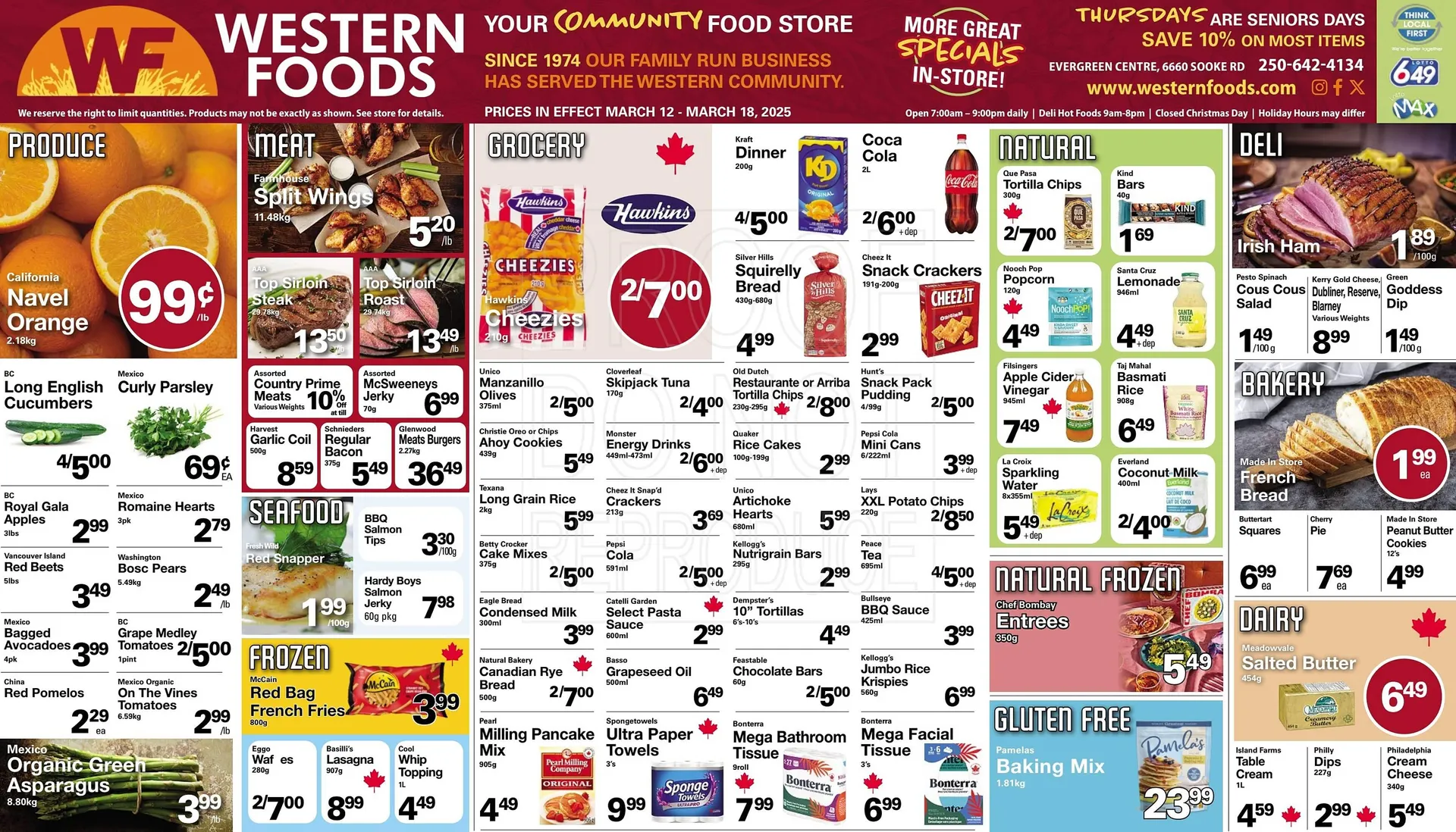 Western Foods flyer - 1