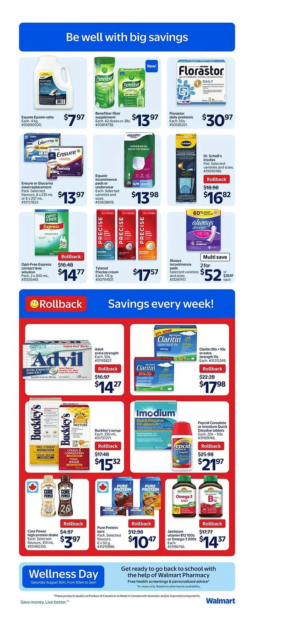 Walmart flyer from August 14 to August 20 2025 - flyer page 9