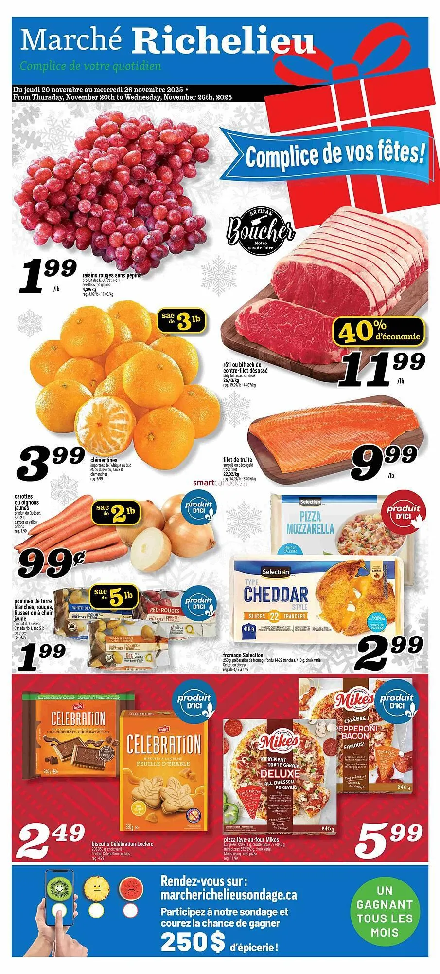 Marché Richelieu flyer from November 20 to November 26 2025 - flyer page 1