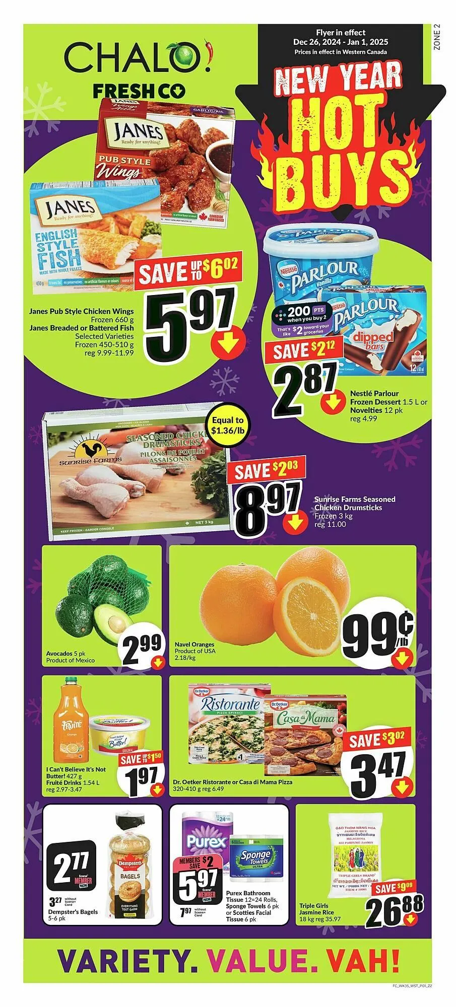 FreshCo flyer from December 26 to January 2 2025 - flyer page 1
