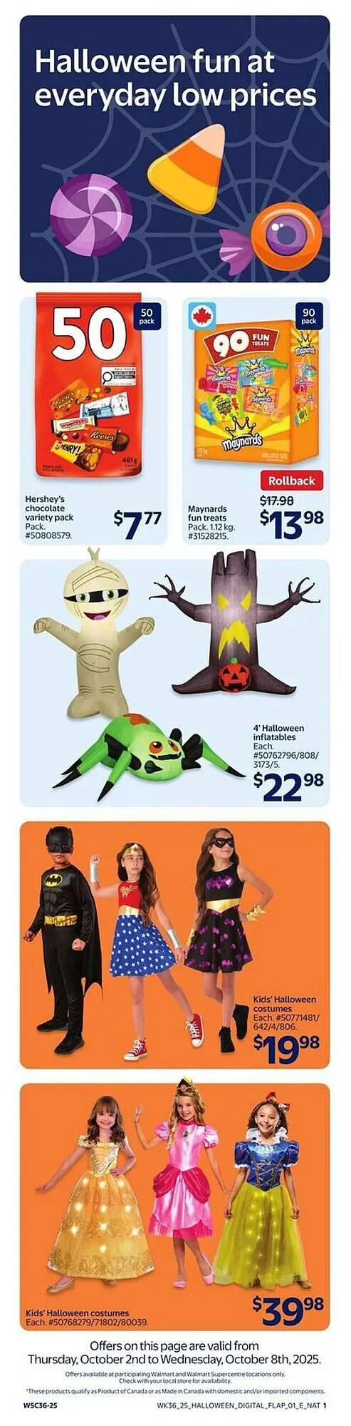 Walmart flyer from October 1 to October 8 2025 - flyer page 4