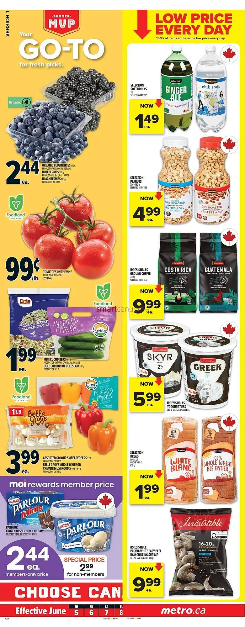 Metro flyer from June 4 to June 10 2025 - flyer page 1