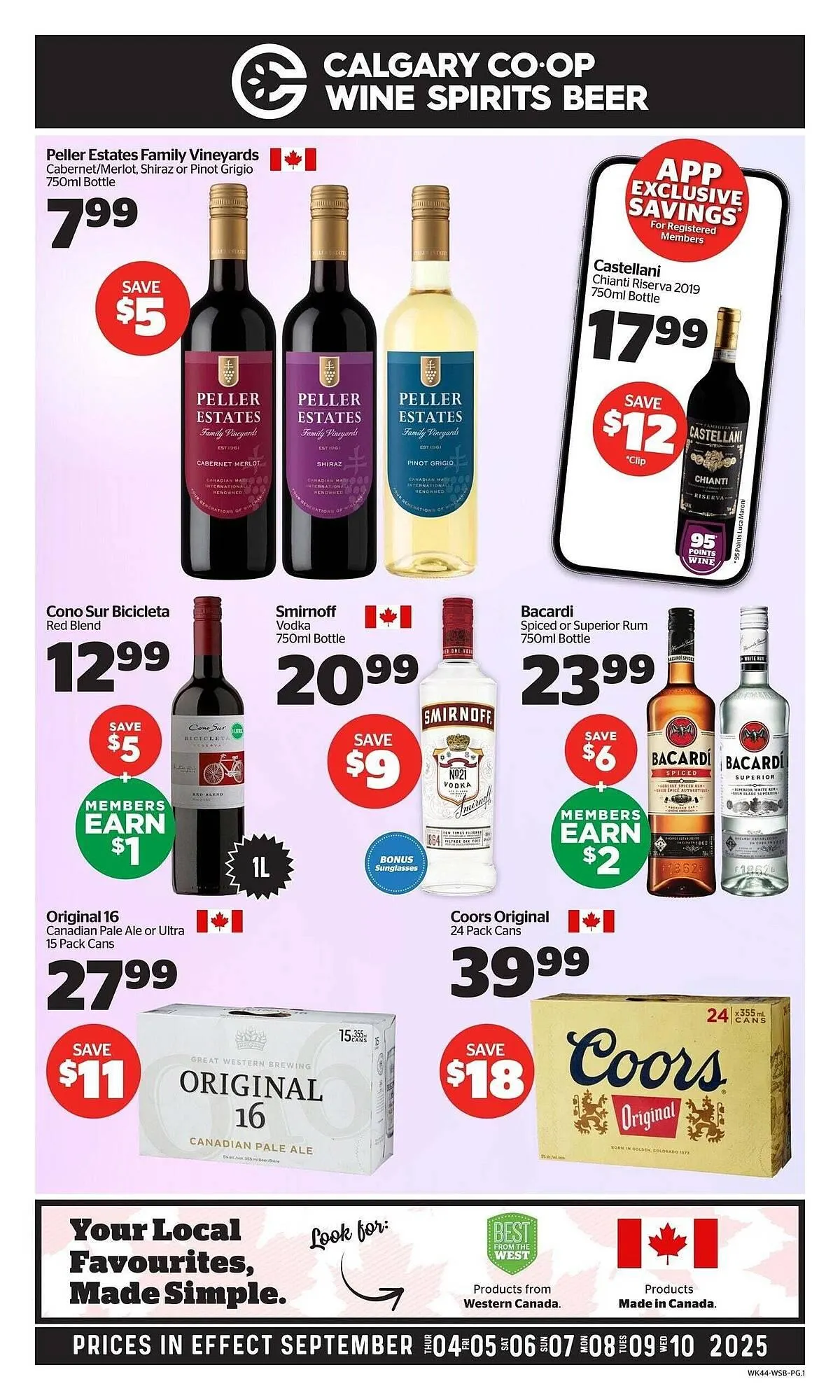 Calgary Co-op flyer from September 3 to September 10 2025 - flyer page 1