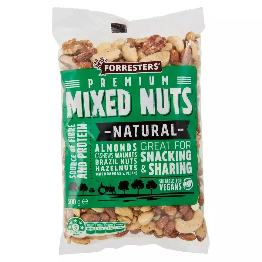 Natural Mixed Nuts 500g