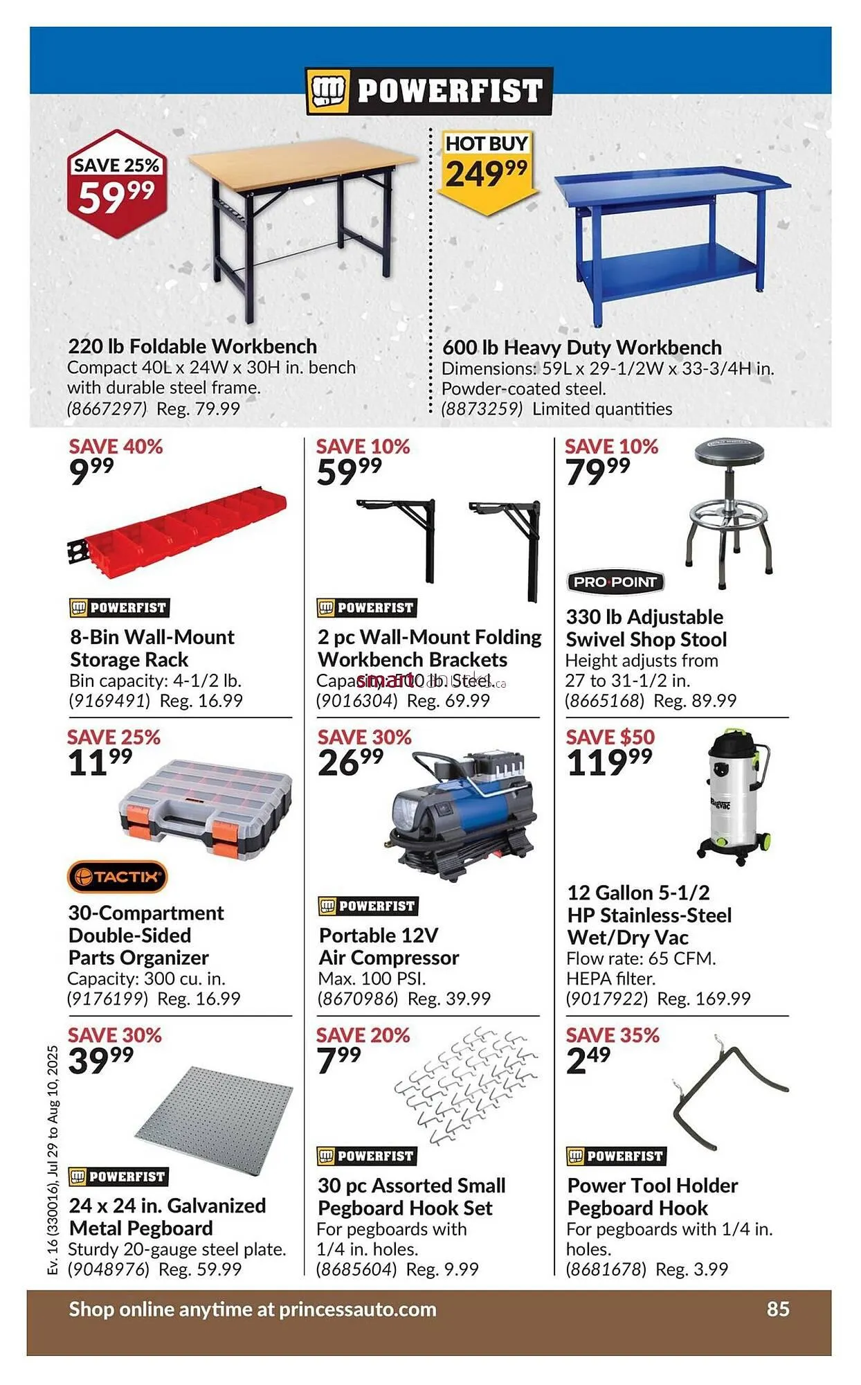 Princess Auto flyer from July 24 to July 30 2025 - flyer page 92