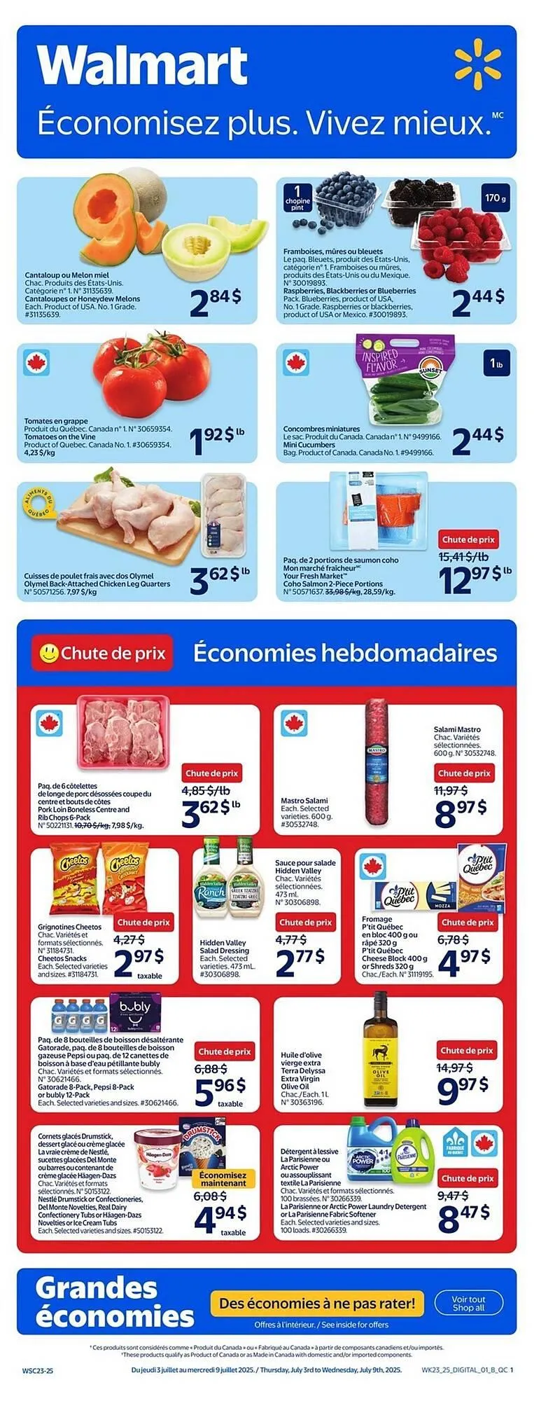 Walmart flyer from July 3 to July 10 2025 - flyer page 1