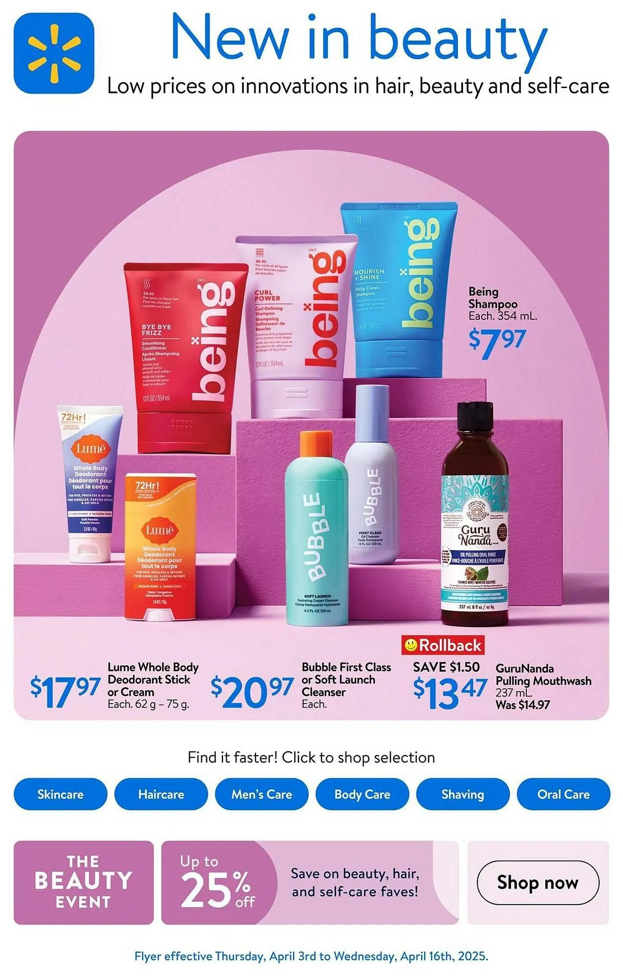 Walmart flyer from April 2 to April 8 2025 - flyer page 1