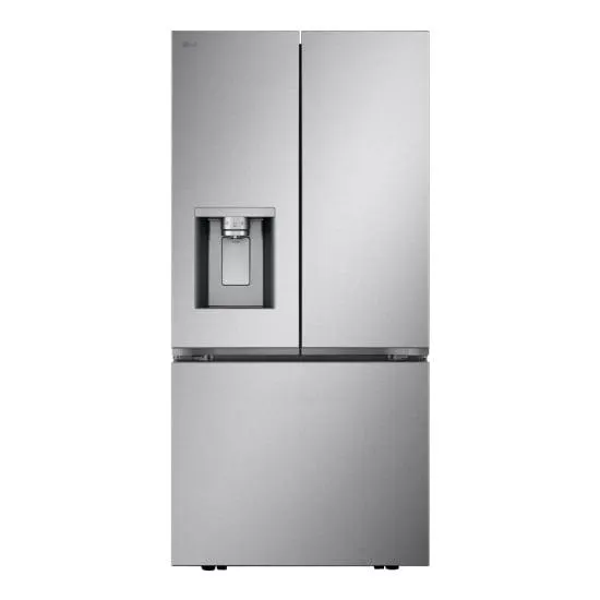 LG LF25S6330S French Door Refrigerator, 33 inch Width, ENERGY STAR Certified, 25 cu. ft. Capacity, Stainless Steel colour