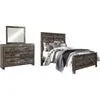 Wynnlow 5 Piece Queen Panel Bedroom - Gray