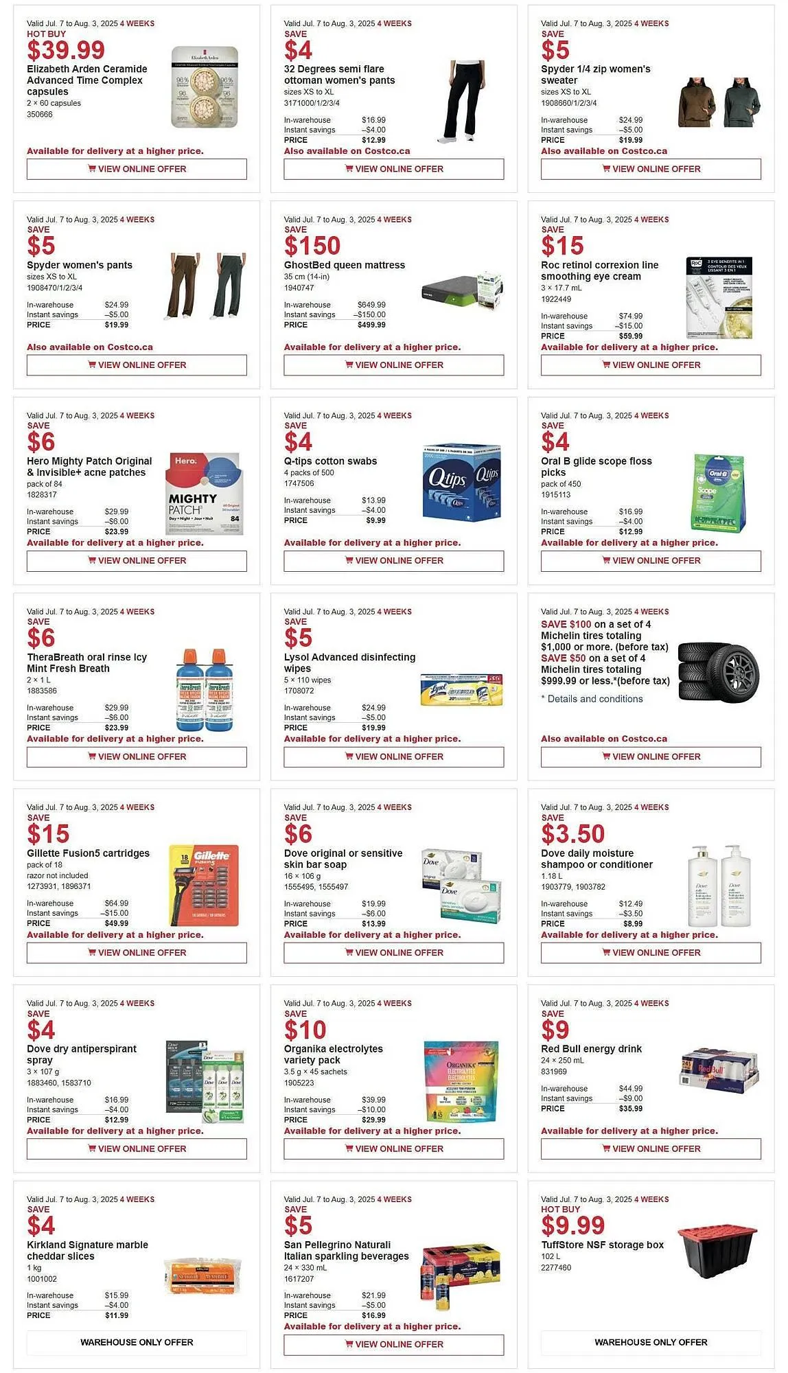 Costco flyer from July 7 to July 21 2025 - flyer page 3