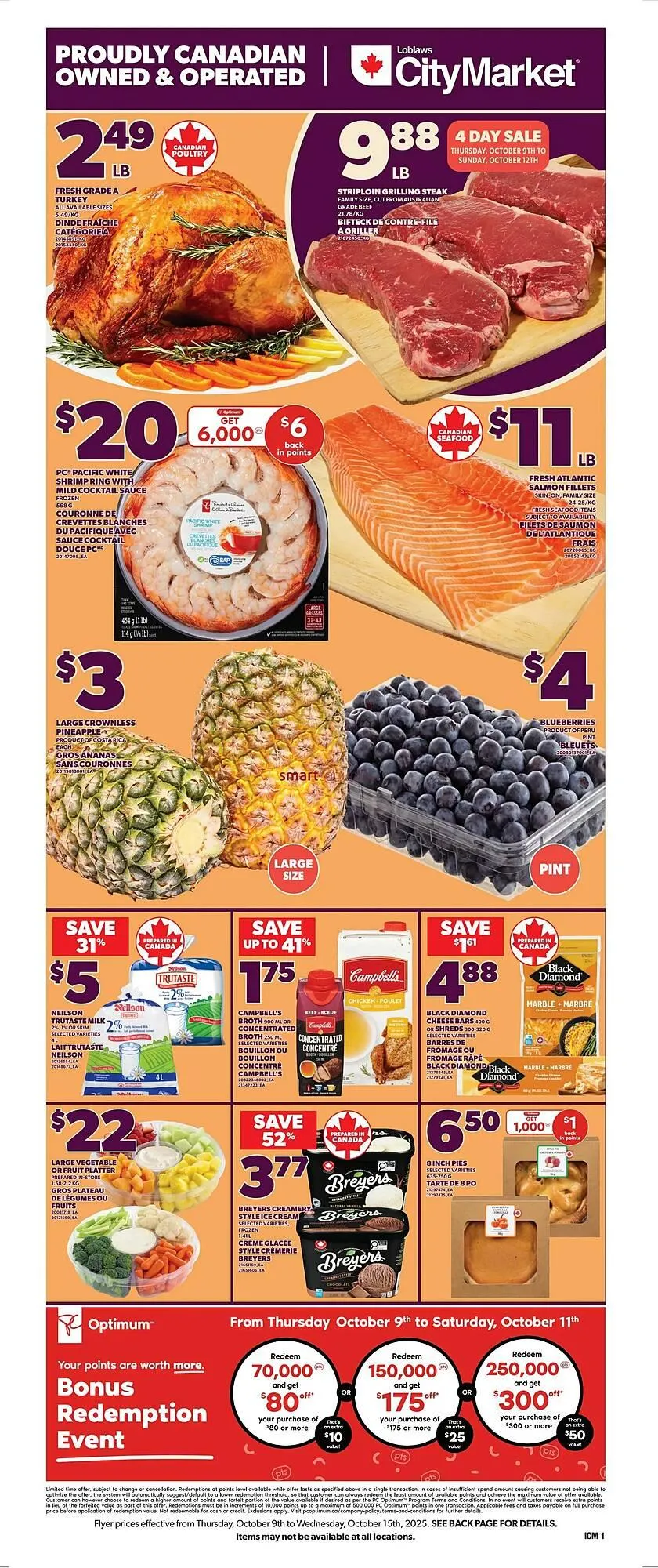 Loblaws flyer from October 9 to October 15 2025 - flyer page 3