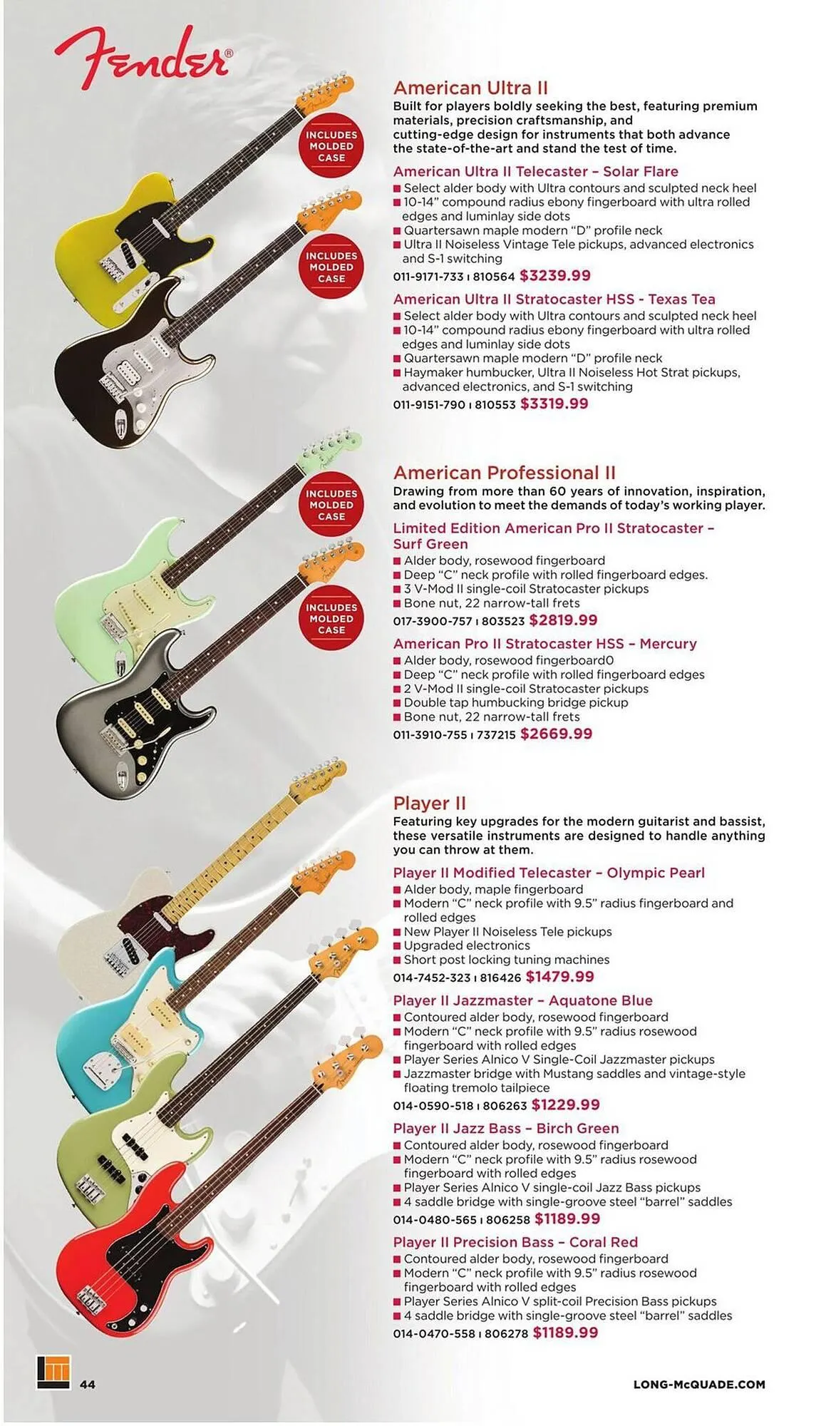 Long & McQuade flyer from November 5 to July 31 2026 - flyer page 44