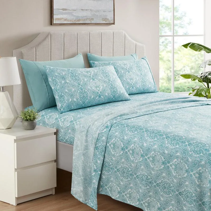 Percale Paisley Sheet Set