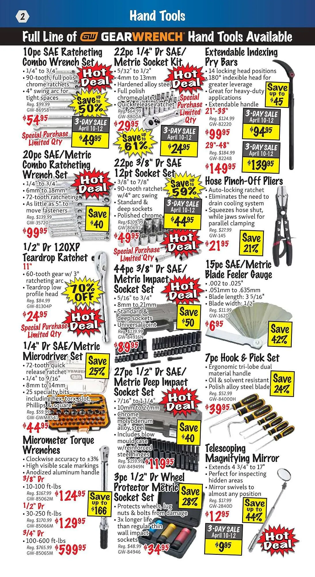 KMS Tools flyer from April 1 to April 30 2025 - flyer page 2
