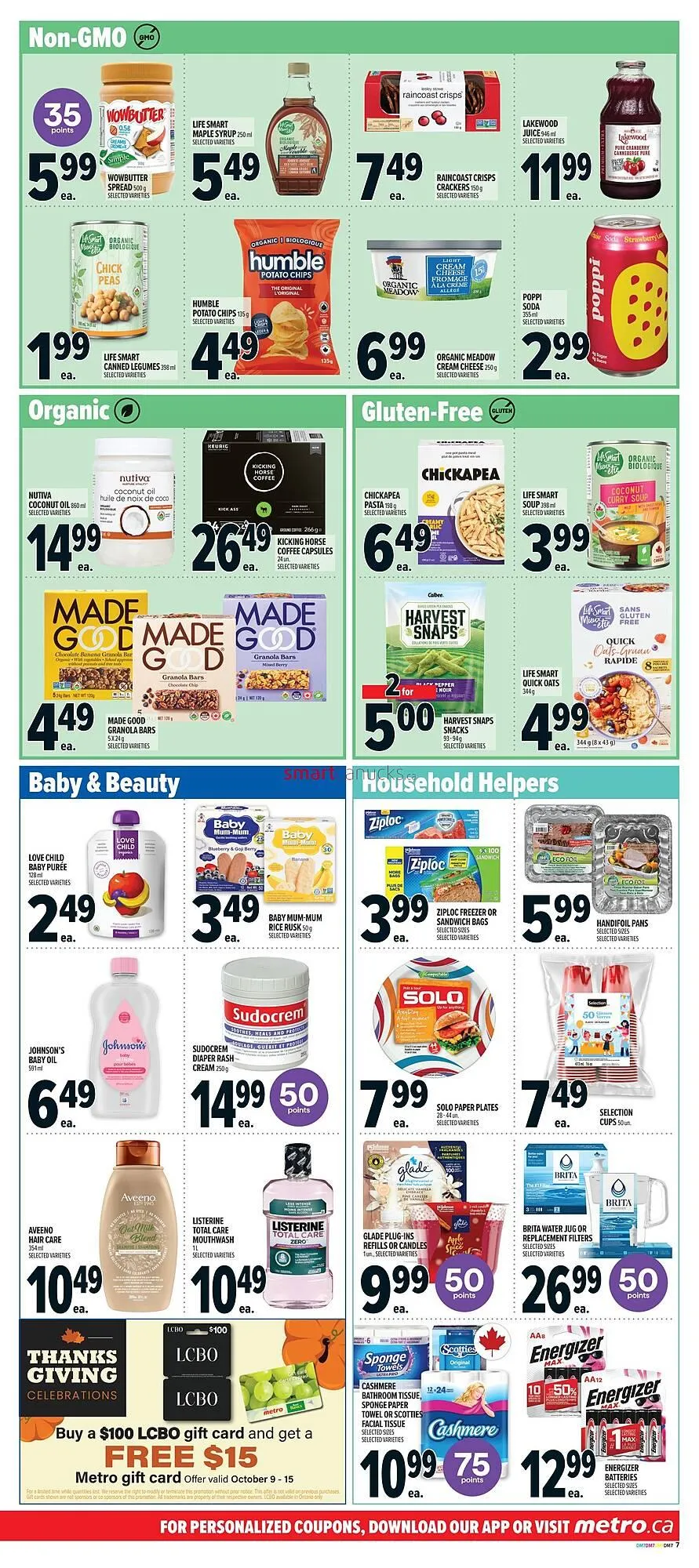 Metro flyer from October 9 to October 15 2025 - flyer page 11