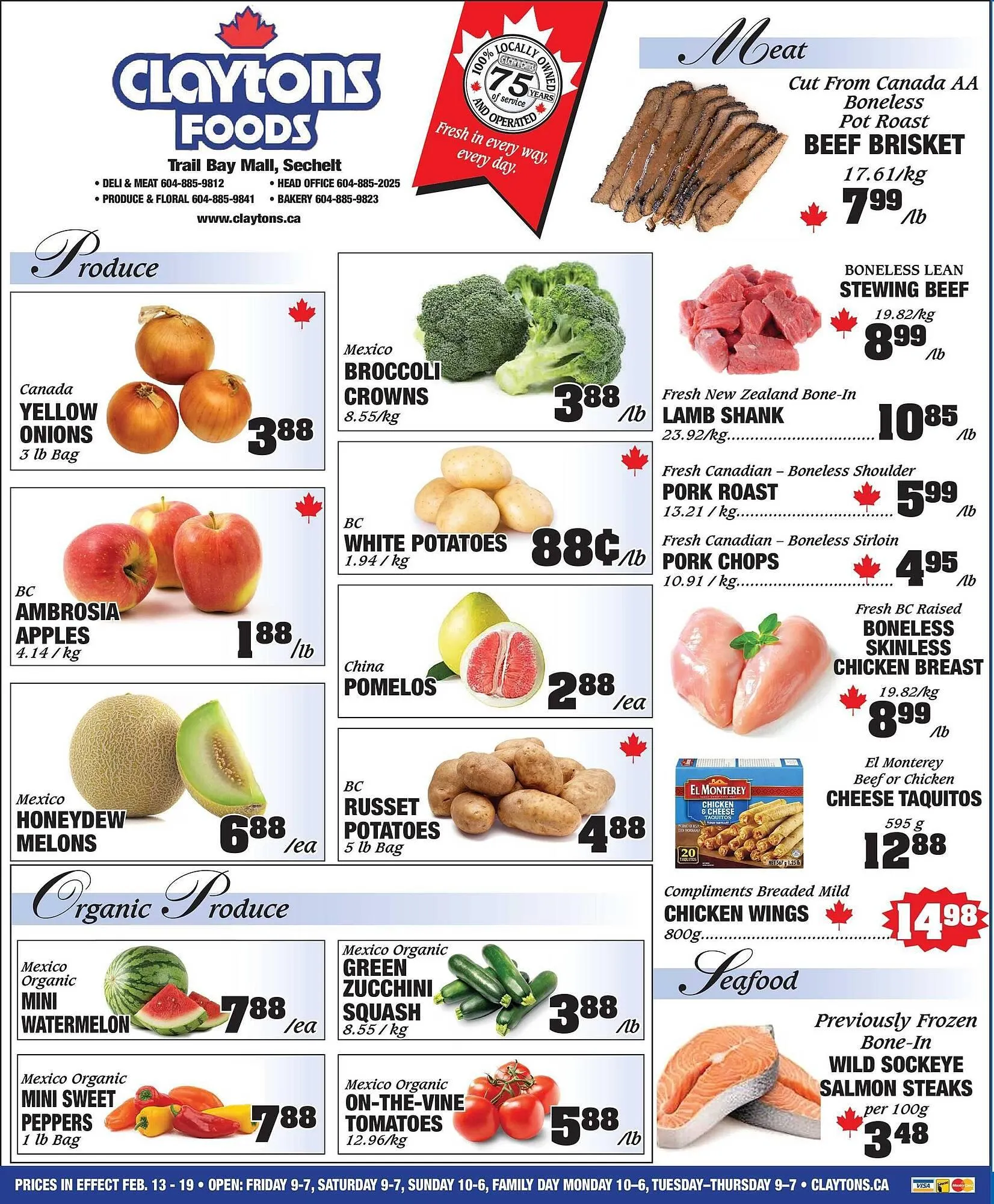 Claytons Heritage Market flyer - 1