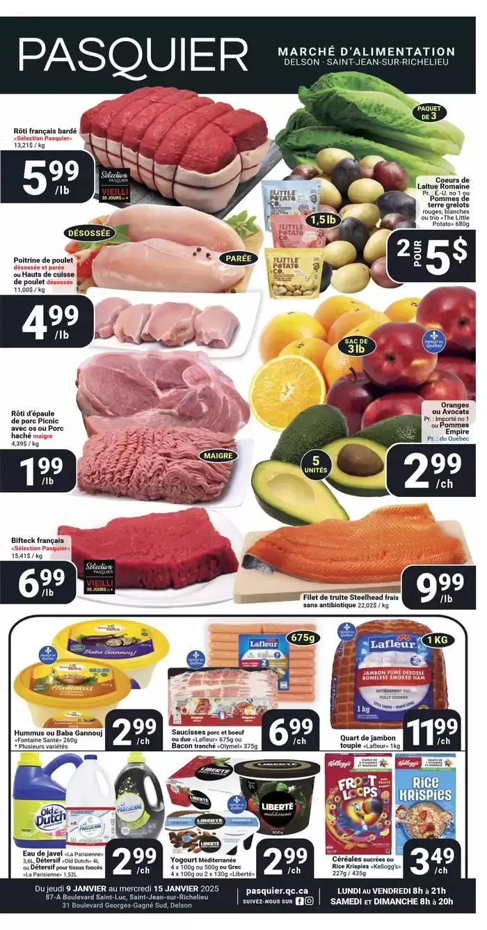 Exclusive deals and bargains from January 9 to January 15 2025 - flyer page 1