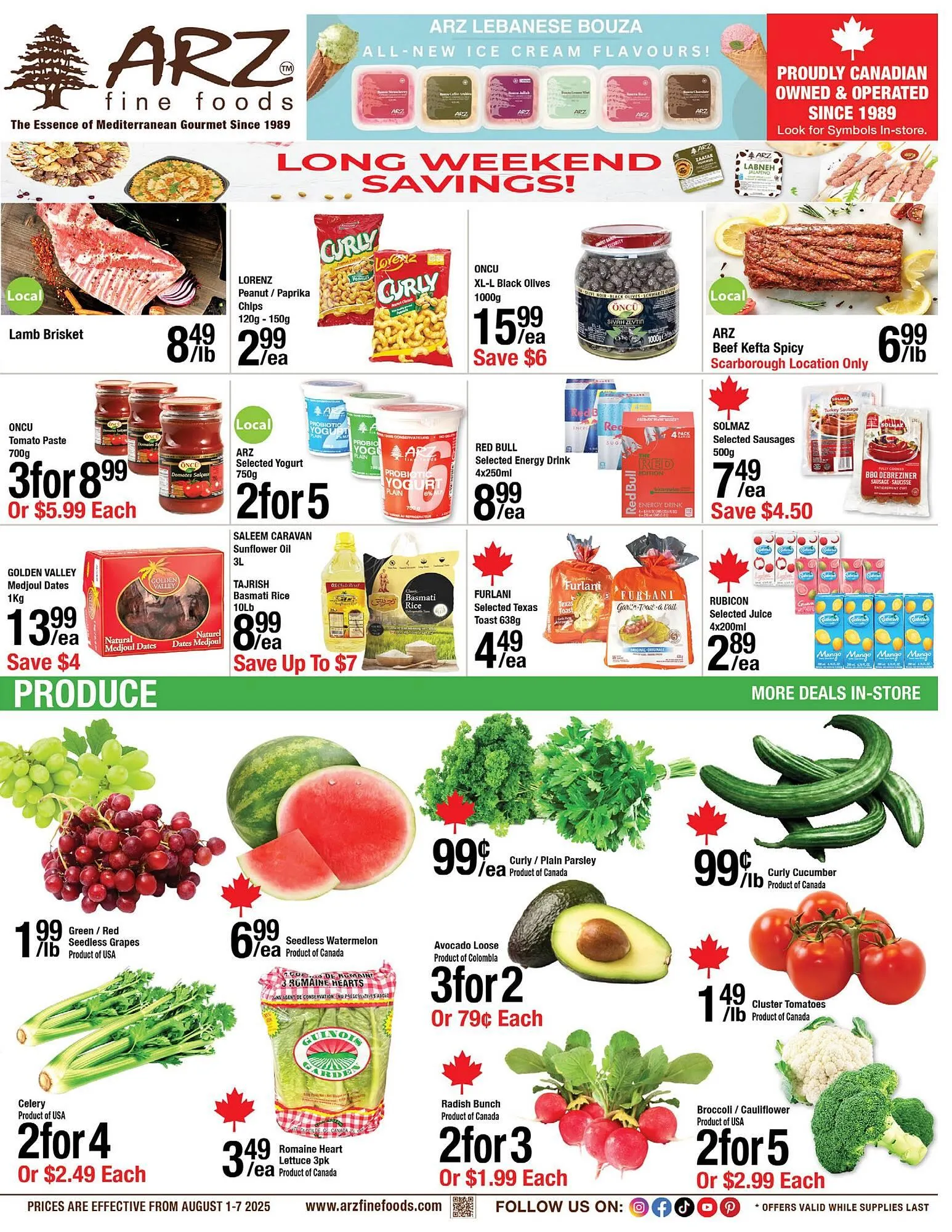 Arz Fine Foods flyer - 1