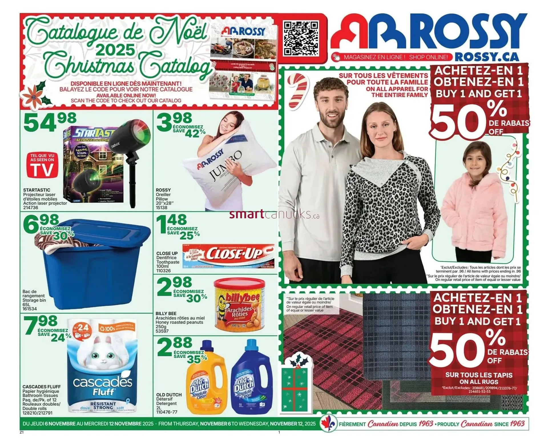 Rossy flyer from November 6 to November 12 2025 - flyer page 1