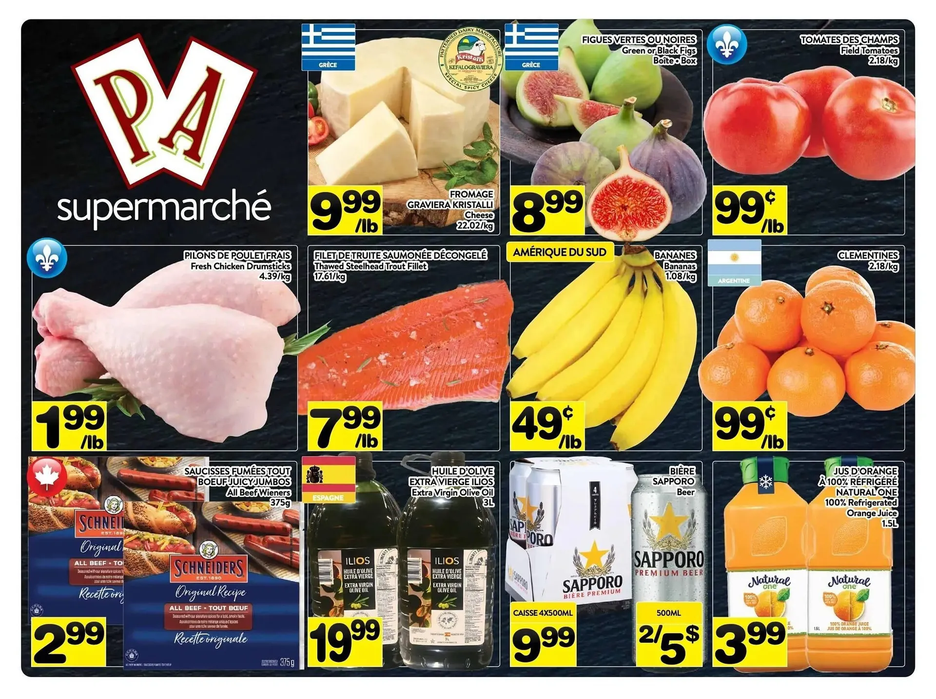 Supermarché PA flyer from August 29 to September 12 2025 - flyer page 1
