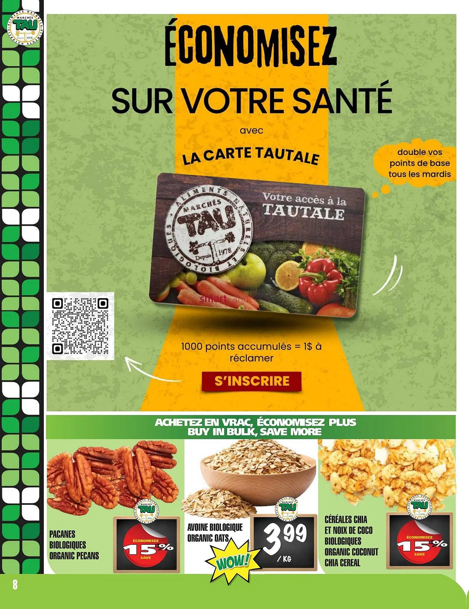 Marches Tau flyer from August 4 to August 31 2025 - flyer page 8