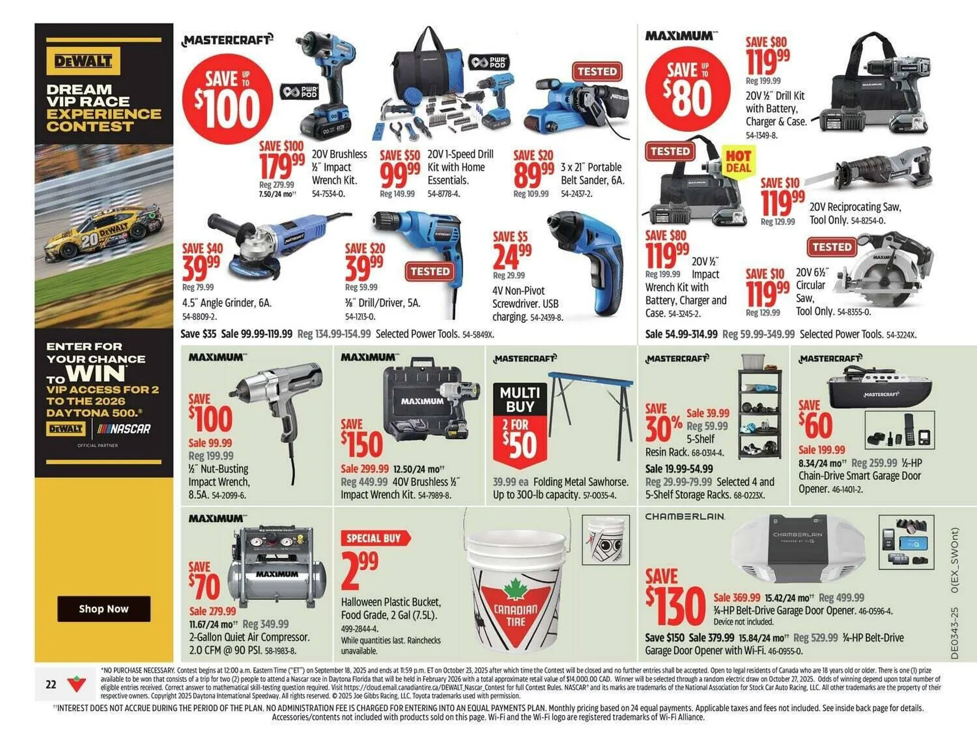 Canadian Tire flyer from October 16 to November 6 2025 - flyer page 33