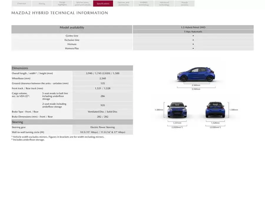Mazda2 HYBRID from February 21 to February 21 2026 - flyer page 16