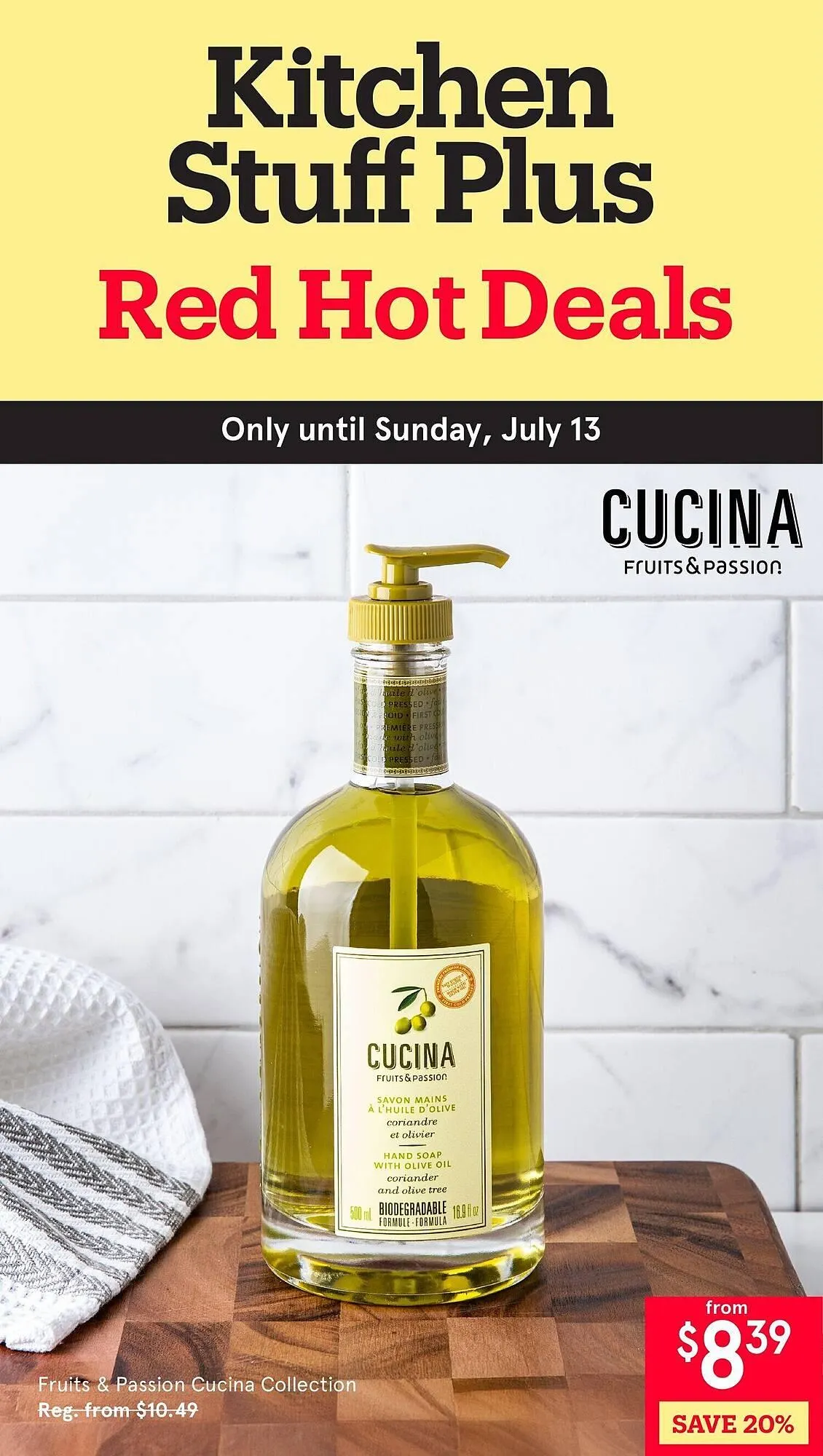 Kitchen Stuff Plus flyer from July 7 to July 14 2025 - flyer page 1