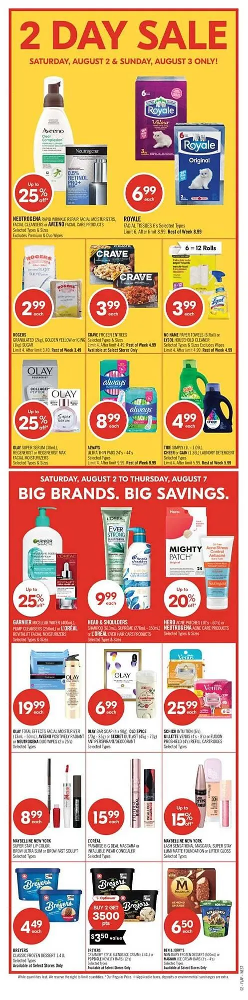 Shoppers Drug Mart flyer from July 31 to August 14 2025 - flyer page 3