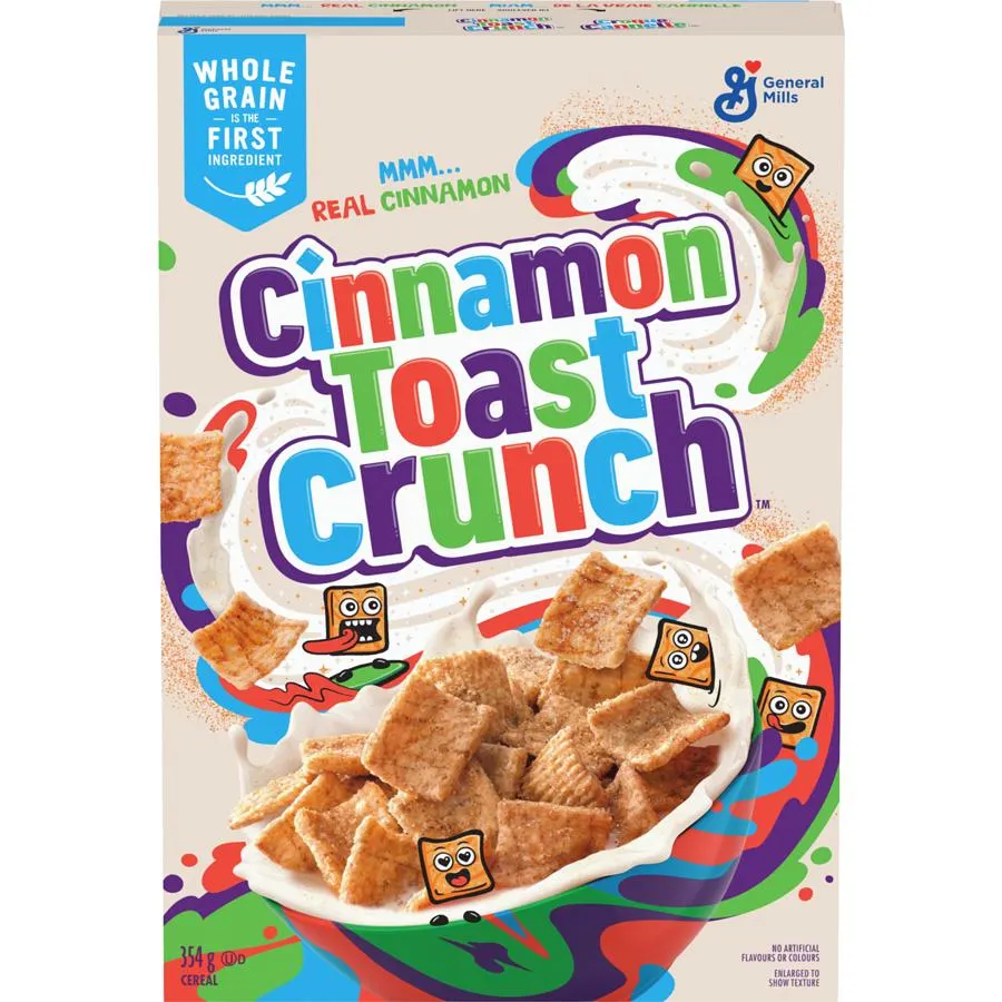 Cinnamon Toast Crunch Breakfast Cereal, Whole Grains and Real Cinnamon