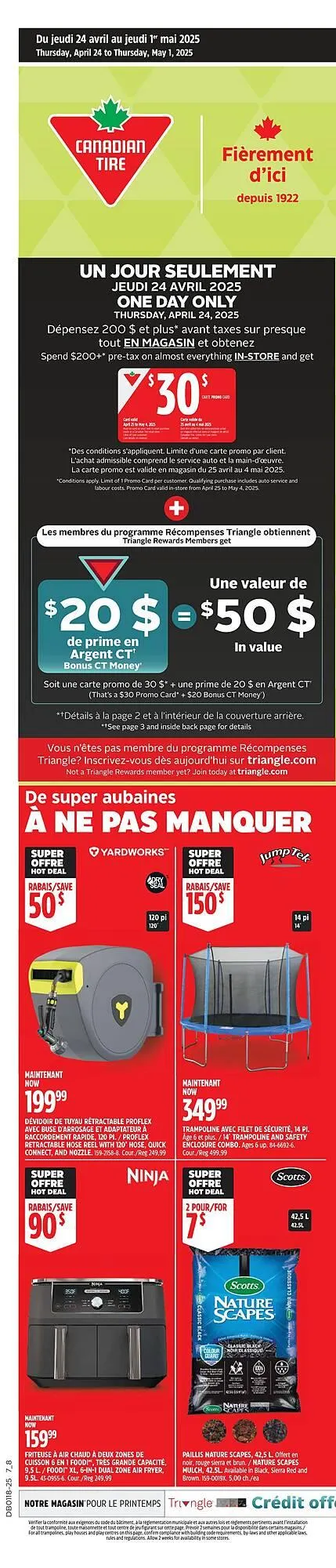 Canadian Tire flyer from April 24 to May 1 2025 - flyer page 2