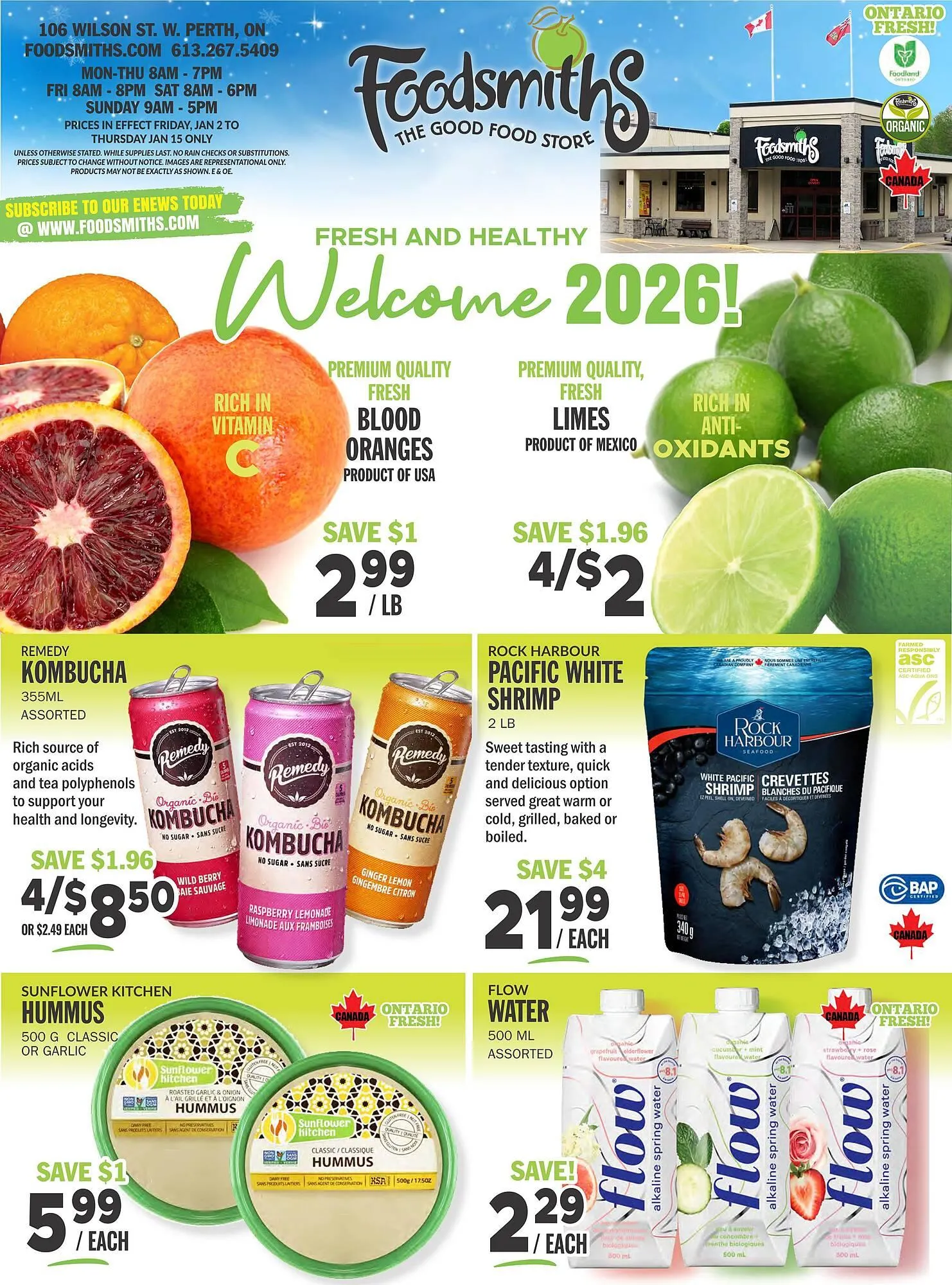 Foodsmiths flyer from January 2 to January 15 2026 - flyer page 1