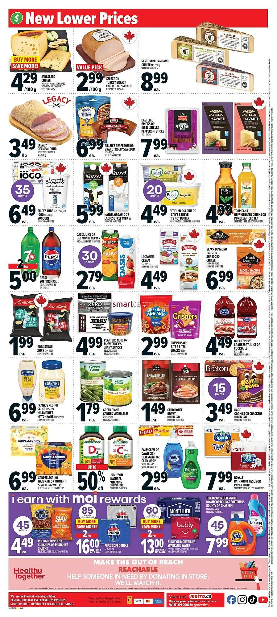 Metro flyer from October 9 to October 15 2025 - flyer page 4