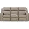 Lavenhorne Reclining Sofa with Drop Table - Pebble