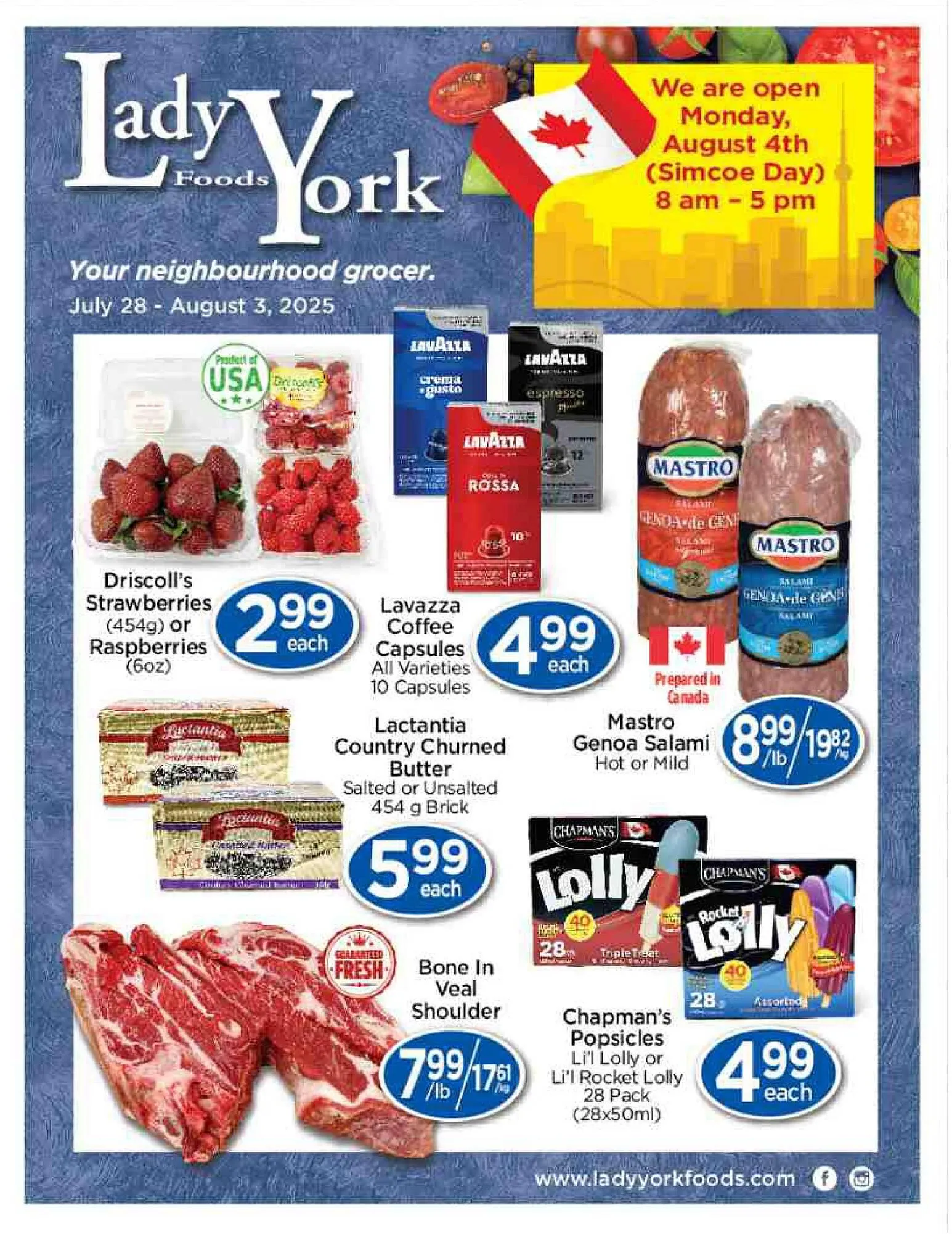 Lady York flyer from July 28 to August 3 2025 - flyer page 1