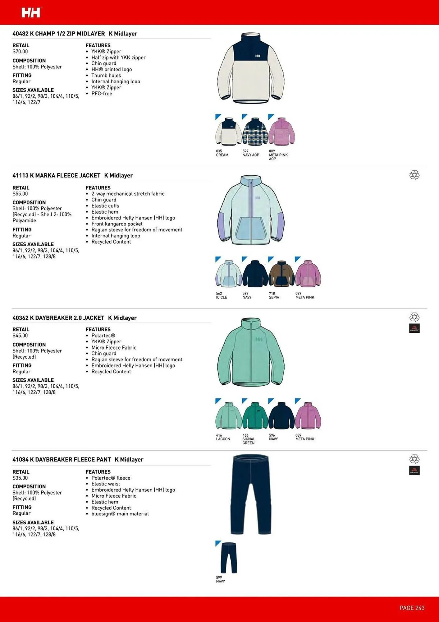 Helly Hansen flyer from September 11 to February 28 2026 - flyer page 243