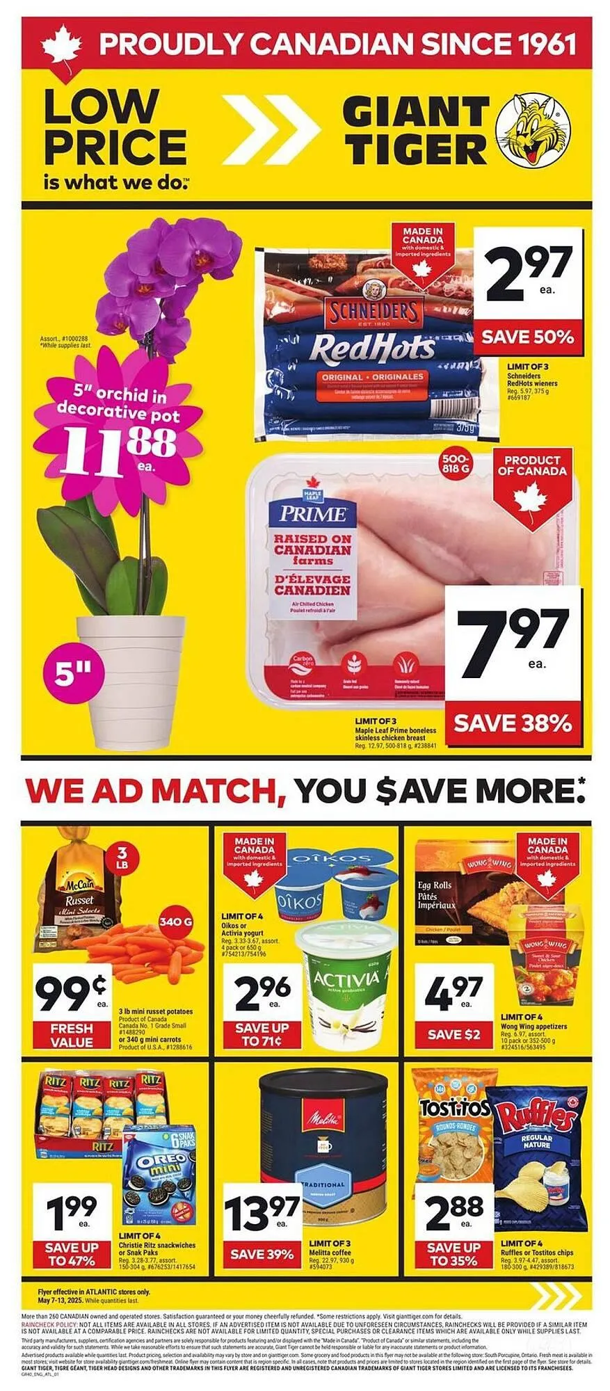 Giant Tiger flyer from May 8 to May 21 2025 - flyer page 1