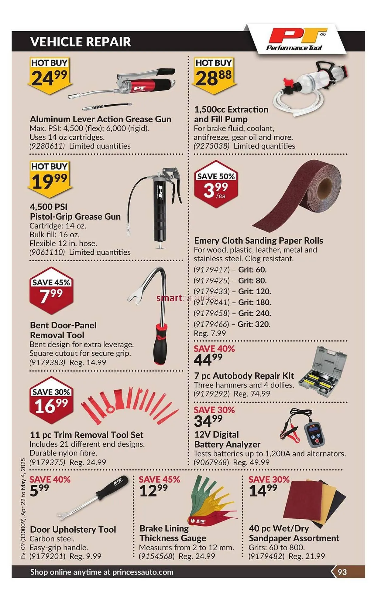 Princess Auto flyer from April 18 to April 24 2025 - flyer page 98