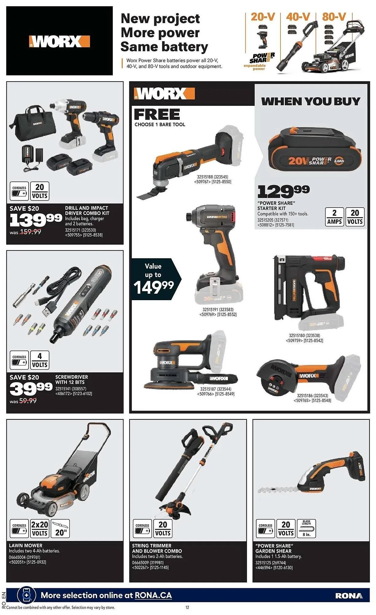 RONA flyer from May 8 to July 31 2025 - flyer page 13