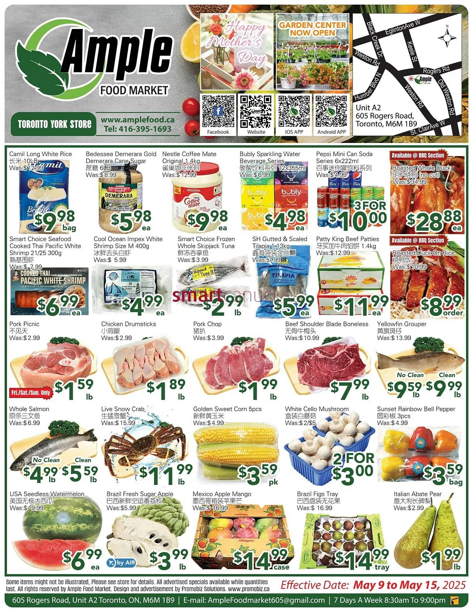 Ample Food Market flyer from May 9 to May 15 2025 - flyer page 1