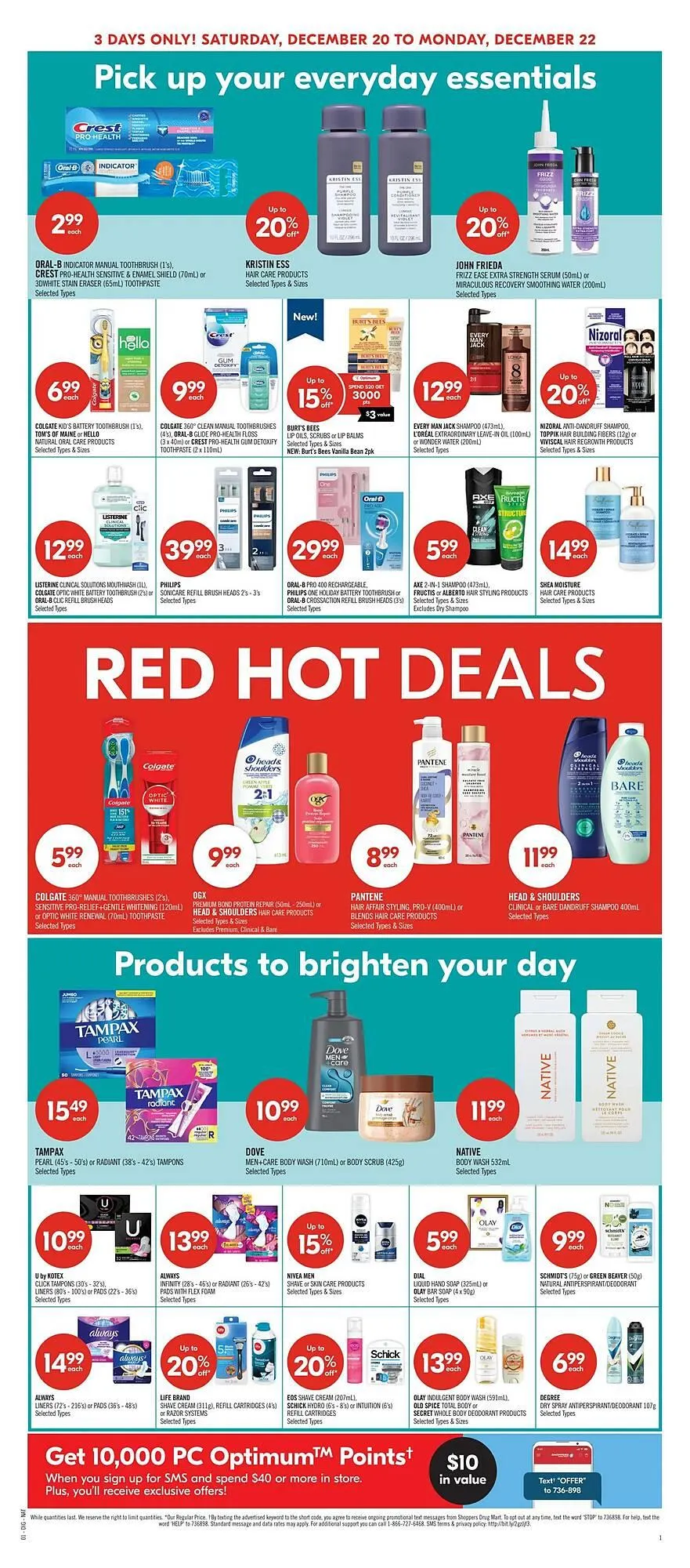 Shoppers Drug Mart flyer from December 20 to December 22 2025 - flyer page 9